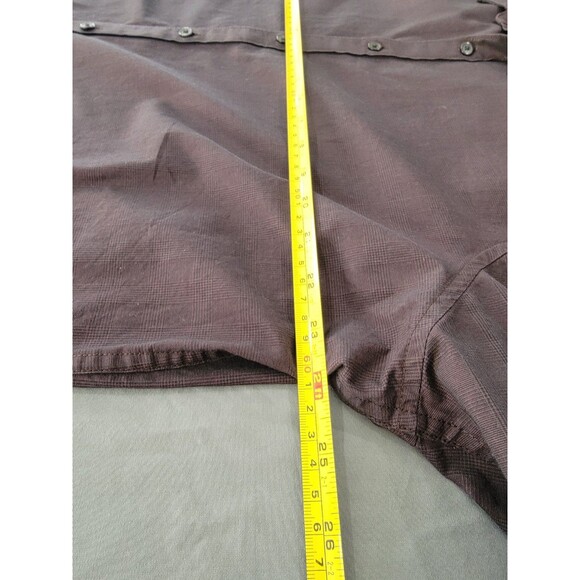 Marc Anthony Long Sleeve Shirt Mens XL Burgundy Button Up - Picture 6 of 7